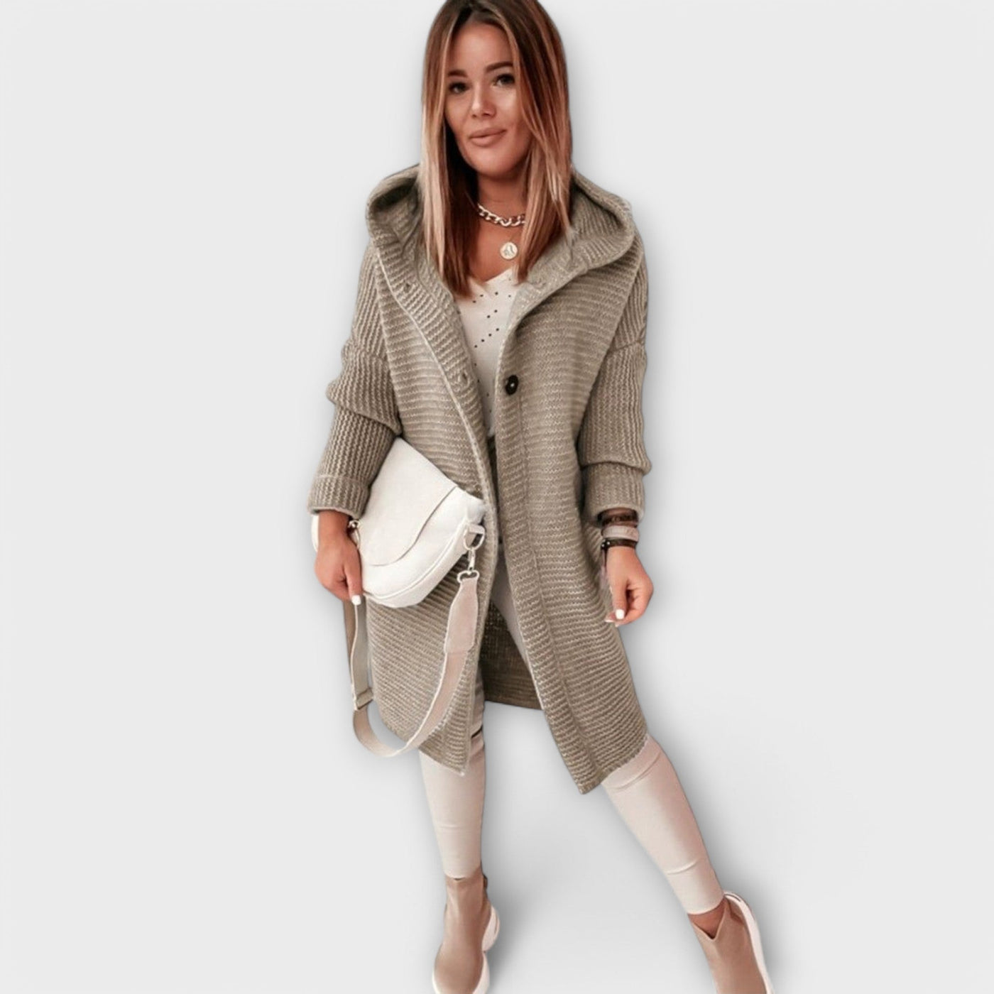 Castorini™ | Cardigan in Maglia Elegante