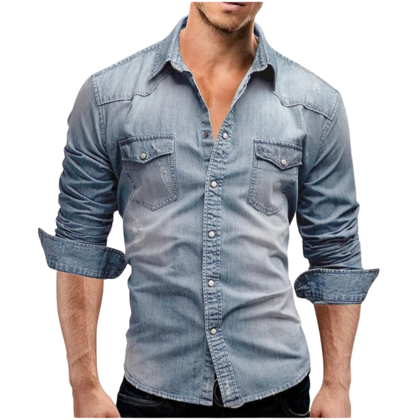 Castorini™ | Camicia in denim dallo stile moderno