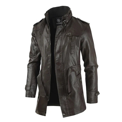 Castorini™ | Giacca Biker Lunga Elegante