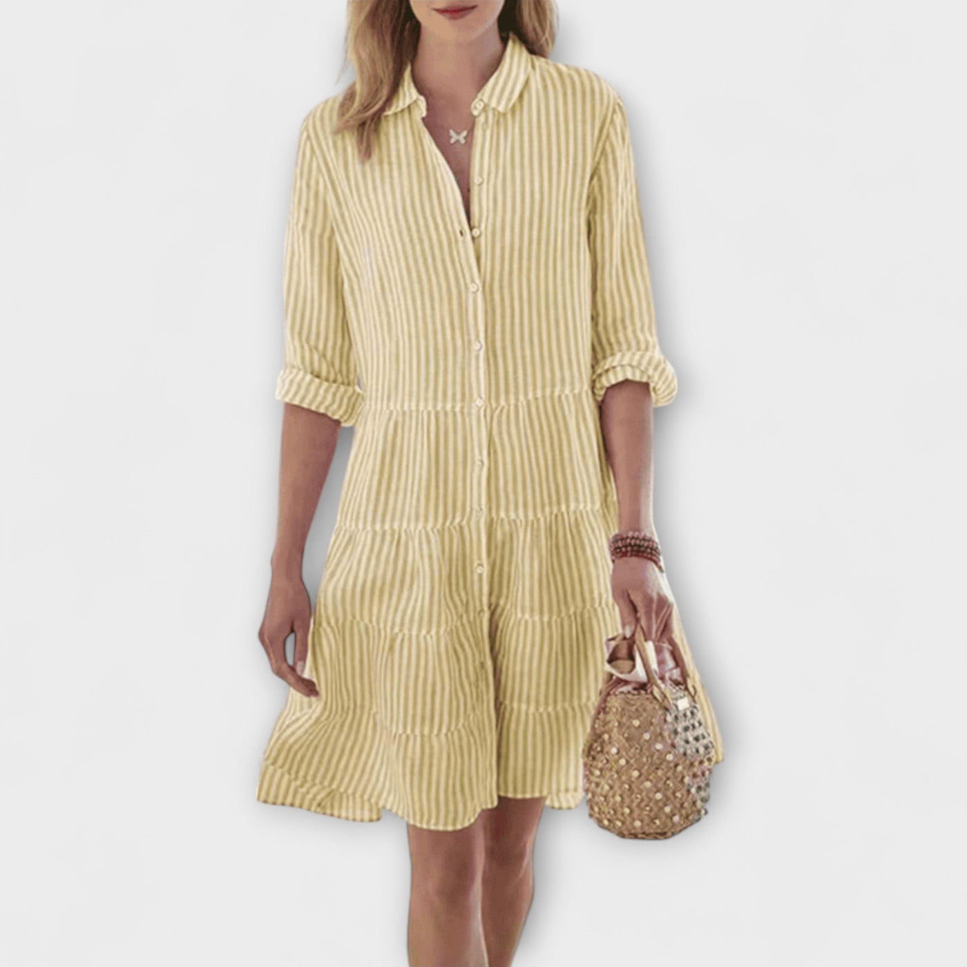 Castorini™ | Abito Striato Leggero